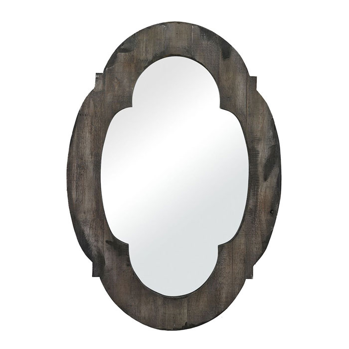 Decorative Mirror Collection Wood-Framed Wall Mirror adds a dose of dimension to any room or space. (ELK Home 26-8654)