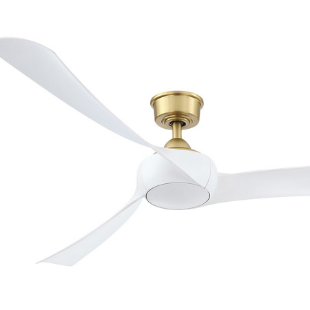 Wrap Custom Collection* Ceiling Fan Motor in Brushed Satin Brass with Choice of Blades Fanimation MAD8531BS